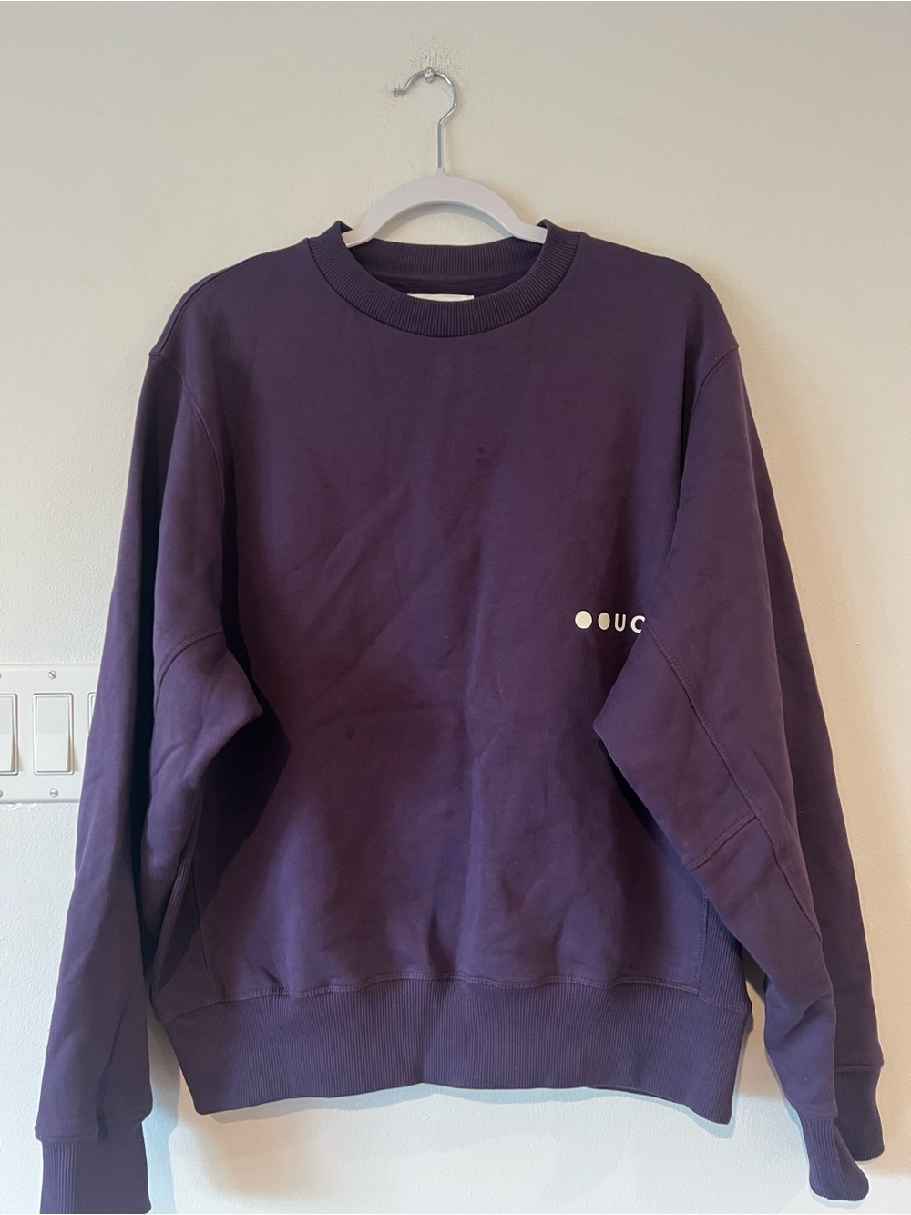Universal Colours Cycling Purple Crewneck Sweatshirt size 3 Unisex Bike